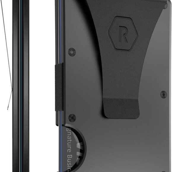 Stylish Ridge Wallet for Men - RFID Protected Slim Wallet in Gunmetal Titanium - Picture 1 of 6